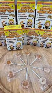Manuka Honey Lollipop MGO 263+ | Sugar-Free | 8pcs | Vitamin C | Healthy Kids Candy | Natural Throat Soothing