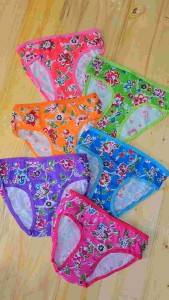 6 PCS Celana Dalam CD Anak Bocah Balita Cewek Cewe Perempuan Motif Lucu One Size Umur 2 3 4 5 6 7 8 Tahun