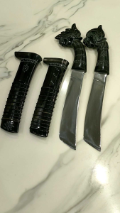 Gocil Motif Wayang Full Tanduk 20 cm