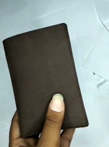 Dompet Pria Lipat 3/4 Yomi Kulit Sapi Crazy horse