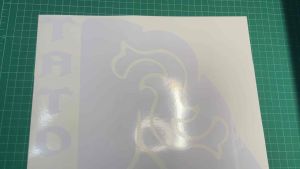 ป้าย สติ๊กเกอร์ ร้านTatoo ร้านสักลาย ขนาด 50x30cm. (B0106)