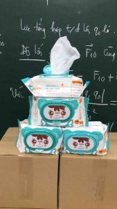 [GIÁ SỈ] Combo 10 gói khăn giấy ướt cao cấp loại 1 Baby Wipes 135 tờ lớn (nặng 690 gr) không mùi an toàn cho bé. Giấy dày không xù không tưa sợi