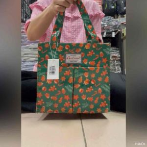 #chalita3042 ขนาด9นิ้ว#กระเป๋าถือมีซิป ลายทั้งใบ มี3ช่อง