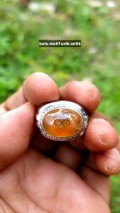 Batu Motif Unik Antik | COD Bisa | Cincin Batu Akik