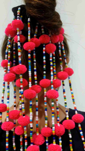 ยางรัดผมชาวเขา ยาวๆ อลังการมาก