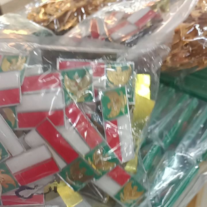 pin MPG merah putih Garuda/aksesoris/kelengkapan paskibra