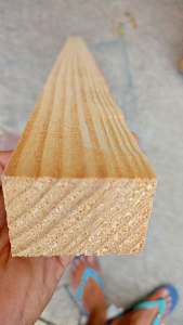 Balok Kayu Jati Belanda Serut Halus 1 Meter 3 x 5 Motif Bagus