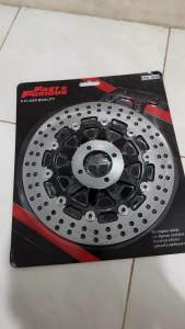 Disc Piringan Cakram Depan Yamaha Rx King New Lebar Jumbo 300mm 30Cm Plus Breket