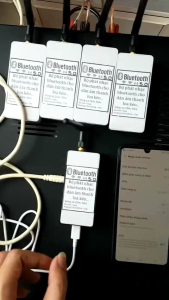 bluetooth 5.0 thu phát nhạc dành cho amply vang mixer loại cấm nguồn 5v trực tiếp(giá kèm cóc sạc)