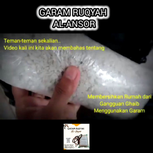 Garam Kasar Ruqyah Al-Ansor Original asli dari Banten/ Garam Krosok /Garam Dapur/ Garam Ruwatan/ Garam Ruqyah/ Garam Mandi/ Organik Original 500gr