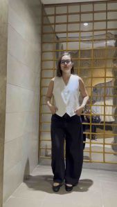 Vied By Mel Linen Waistcoat