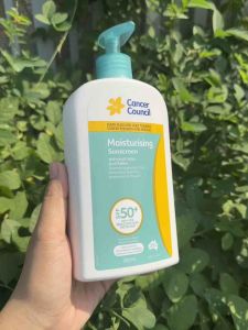 Kem chống nắng Cancer Council Moisturising with Aloe Vera & Vitamin E Spf 50+ chai 500ml