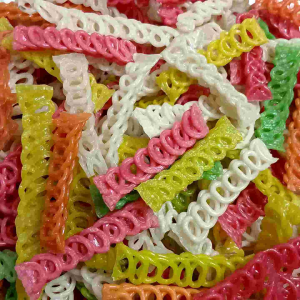 1KG.KERUPUK MENTAH KERUPUK KEPANG WARNA