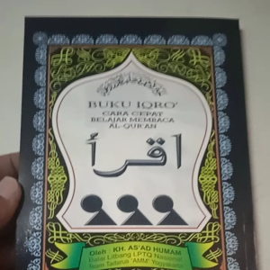BUKU IQRO’ UKURAN BESAR CARA CEPAT BELAJAR MEMBACA AL-QUR’AN 14X20CM