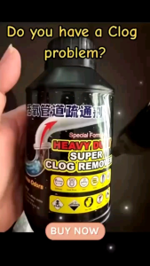 Heavy Duty Super Clog Remover 900G Drain Clog Remover for Toilet & Sink. Sink Drain Cleaner. PENGHAPUS SUMBAT Tandas