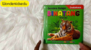 Gembira Belajar Buku Bergambar Dwibahasa - Board Book - Baby Book - Buku Bayi - Prasekolah - Budak