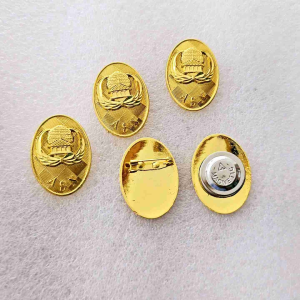 Pin Korpri Asn Oval Tumpuk Motif Batik