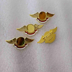 Pin Logo Wing Sayap Bahan Kuningan