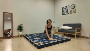 ฟูกที่นอนพับได้ รุ่นหนา4นิ้ว (ขนา3.556ฟุต) ผลิตจากโพลีเอสเตอร์อัดแน่น100%การใช้งาน4ปี++ทนกว่าที่นอนปิคนิคทั่วไปมีบริการเก็บเงินปลายทาง