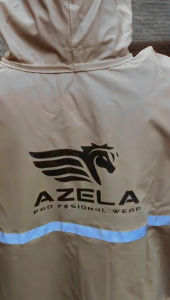 Jas hujan wanita setelan rok