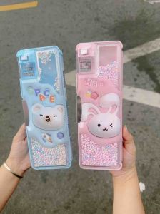 Hộp Bút Hít 3D 2 Ngăn Hạt Xốp Mẫu Gấu Thỏ Khủng Long Siêu Cute Kèm Chuốt Chì