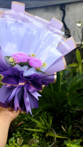 BUKET KOSONGAN UANG/ KERANGKA BUKET UANG BUNGA MAWAR GEMBUL PRAKTIS