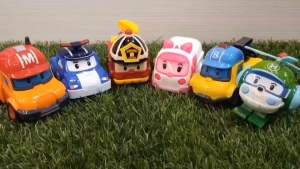 No.868-9 โพลี่และผองเพื่อน​ แปลงหุ่นได้​ เข็นเล่นได้​   Ua/jo