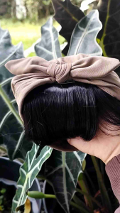 Turban poni bayi rambut poni super halus tidak bikin iritasi