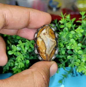 akik Jamal pamor burung bungkem asli natural alami