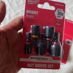 Milwaukee Power Tool 5PC INSERT NUT DRIVER SET Accessories