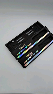 Dudukan Plat Nomor List Hologram Plus Stiker Yamaha Aerox Hologram Harga Sepasang Universal Semua Motor
