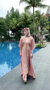 KAFTAN Wanita Gamis Terlaris Yarra One Set