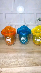 Ly nhựa hai lớp đám mây 450ml