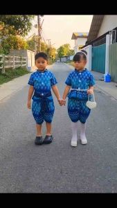 ⚡️ชุดไทยประยุกต์เด็ก⚡️ลายมาใหม่ พร้อมส่ง🚙