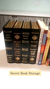 Book Storage Decorative Display Decorative Accessories Home Bookcase Hidden Storage