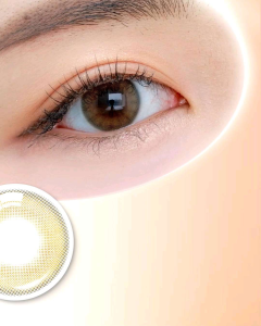 olens french shine hazel monthly lens 2p 1box (import from korea)