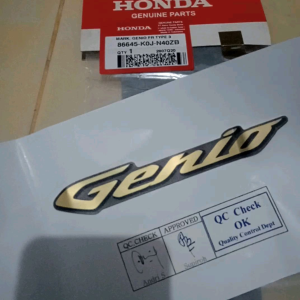 Stiker Logo Genio Gold: Desain Unik & Menarik