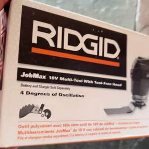 Ridgid 18Volt Cordless Jobmax Multi Tool Oscillation Console
