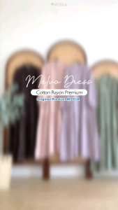 MOELA DRESS MELVO LD 105 PJ 135 FULL KANCING RAYON PREMIUM