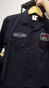 Kemeja pria Workshit motif bordir warna