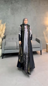 GAMIS ABAYA ARMANI SILK GAMIS ABAYA LEBARAN