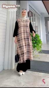 SHOFIYA | HYUNA SETELAN JUMBO WANITA / ALIN SET / BAHAN KATUN RAYON / LD 130cm Pb 110 cm LP 90-120 cm Pc 90 cm muat hingga BB 90kg