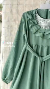 Baju Setelan Anak Perempuan Terbaru 2023 Crinkle Airflow Premium Murah Motif Brokat