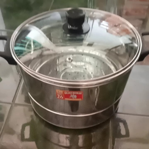 Promo Panci Kukus Tutup Kaca Uk 26 Terlaris