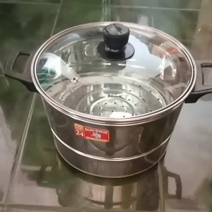 TERMURAH panci kukus 24 tutup kaca