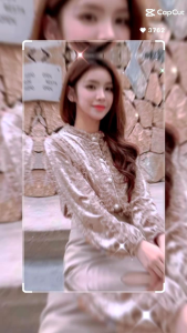 TM 7281 Blouse Leticia velvet top import