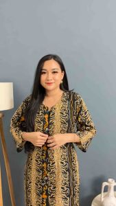 Dress Rayon Premium Kekinian: Daster Panjang & Motif Salur