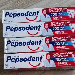 Pepsodent Pasta Gigi Pencegah Gigi Berlubang (Isi 4 × 75 Gram)