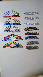HONDA สติ๊กเกอร์หมวกกันน็อค #ฟอยสติ๊กเกอร์แต่งรถ #สติ๊กเกอร์รถมอเตอร์ไซค์ #สติ๊กเกอร์รถซิ่ง #สติ๊กเกอร์สองฟอย
