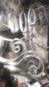 rangka lampu Monte Landung 4 cabang